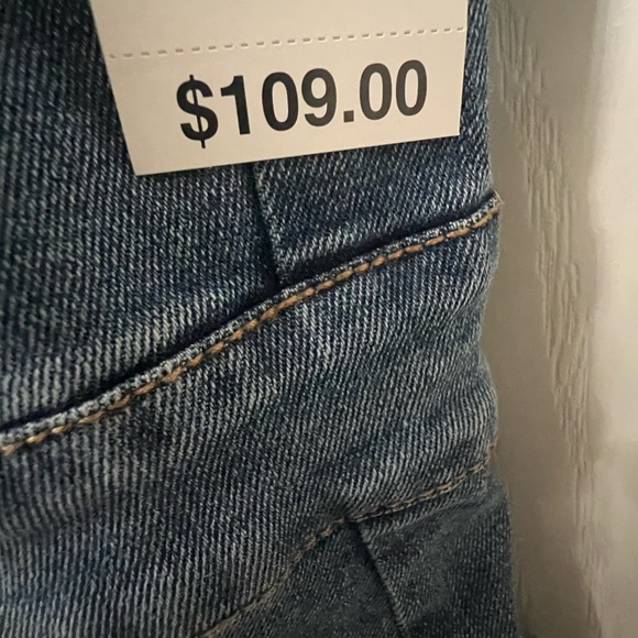 Habitual Denim dress. Stretch material. SUPER CUTE! NWT. Size Large. - Picture 4 of 6